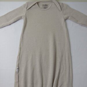 Woolino Merino Wool Baby Sleep Gown, Size 0-6 Months